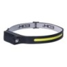 LINTERNA  FRONTAL  CON  SENSOR  COB  8W  280lm/100lm  +  SPOT  LED  3W