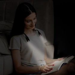 LAMPARA  LUZ  LED  DE  LECTURA  PARA  CUELLO  NEGRO  KSIX