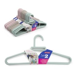 PERCHA  PLASTICO  SET-2