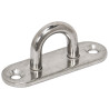 PLACA OVAL C/ANILLA INOX A316