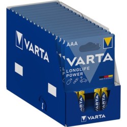PILA  ALCALINA  VARTA  LONGLIFE  POWER