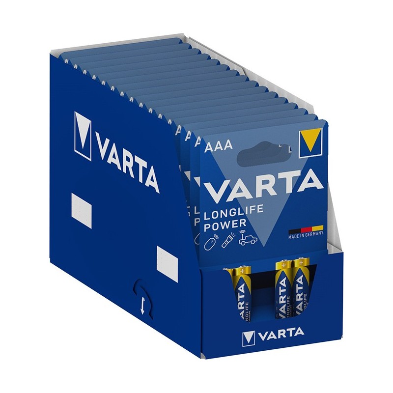 PILA  ALCALINA  VARTA  LONGLIFE  POWER