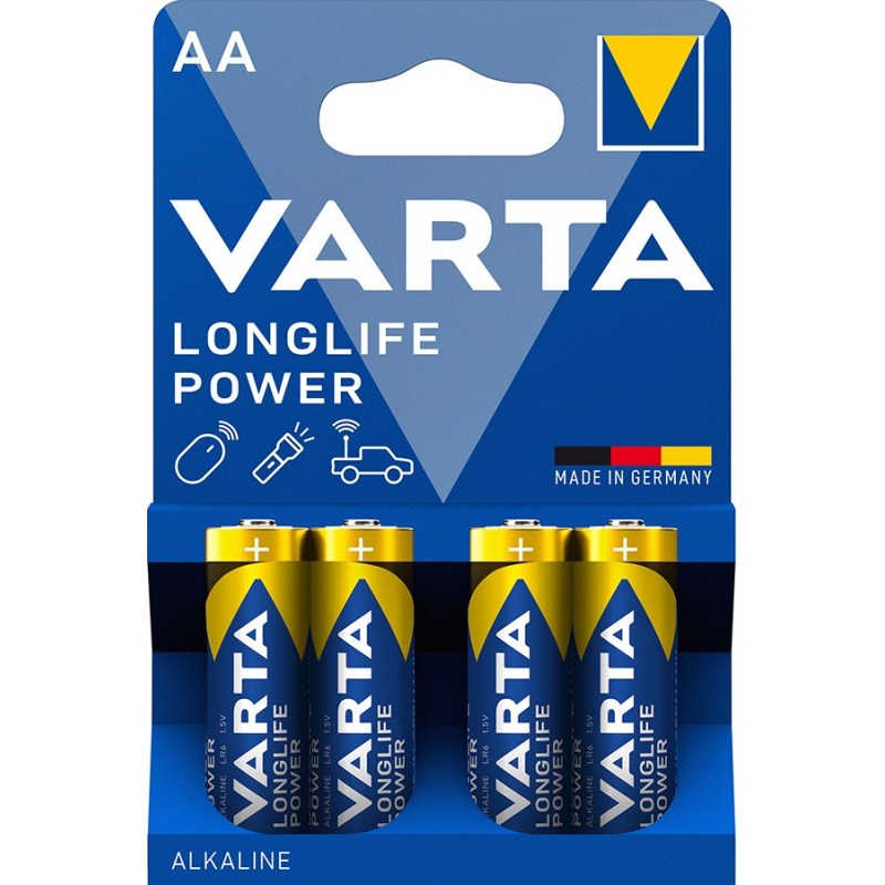PILA  ALCALINA  VARTA  LONGLIFE  POWER