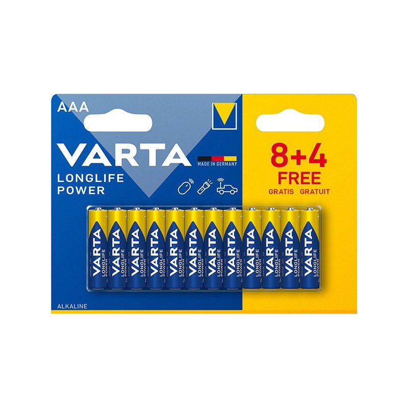 PILA  ALCALINA  LR03  AAA  VARTA