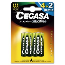 PILAS  CEGASA  SÚPER  ALCALINA  LR03