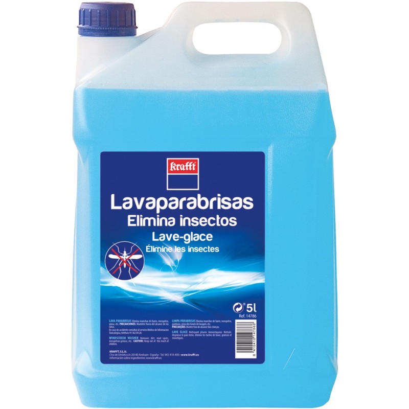 LAVAPARABRISAS  ELIMINA  INSECTO