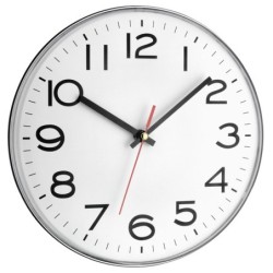 RELOJ  PARED  ESFERA  BLANCA