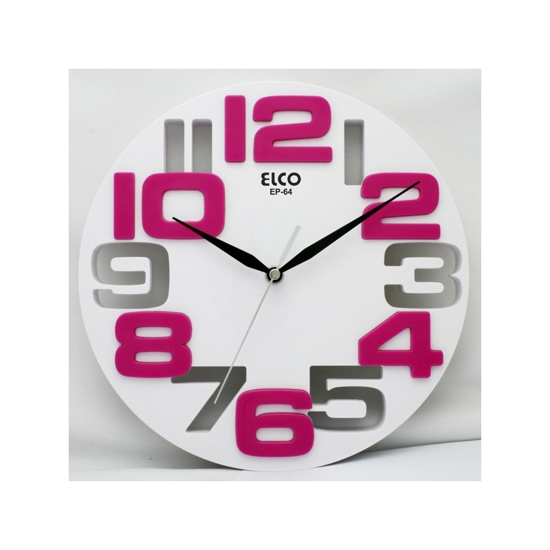 RELOJ  DE  PARED  DECORATIVO  Y  MODERNO  CON  SEGUNDERO  CONTINUO