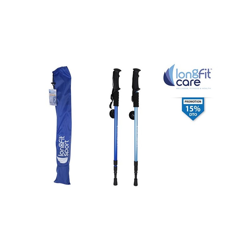 CONJUNTO  2  BASTONES  TREKKING  LONGFIT