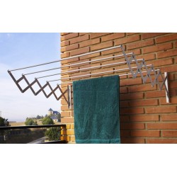 TENDEDERO  DE  ACORDEÓN  EN  ALUMINIO