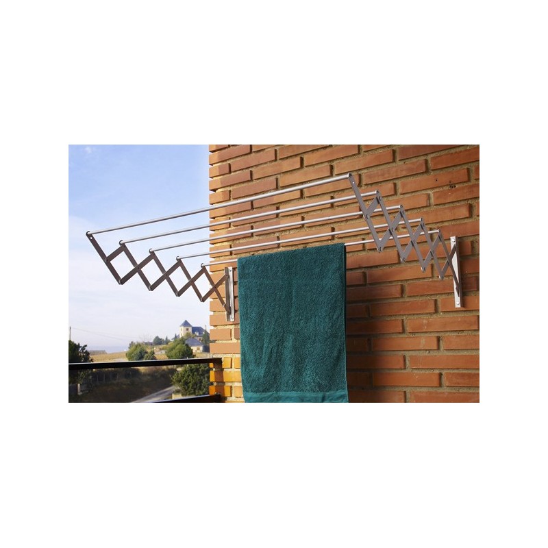TENDEDERO  DE  ACORDEÓN  EN  ALUMINIO