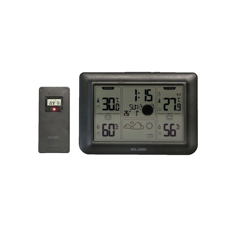 ESTACIÓN  METEOROLÓGICA  CON  SENSOR  EXTERIOR