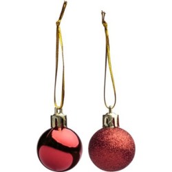CONJUNTO  DE  17  BOLAS  NAVIDEÑAS