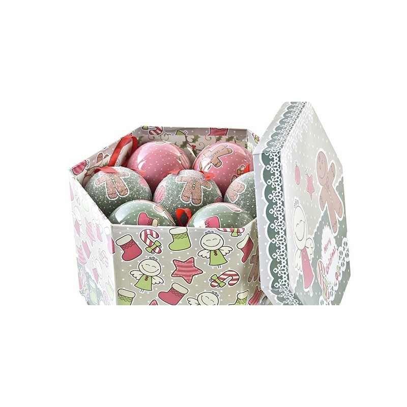 CONJUNTO  14  BOLAS  DECORACION  JENGIBRE