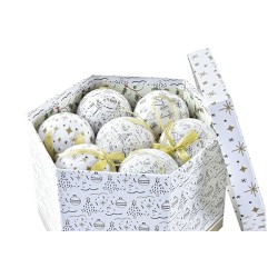 CONJUNTO  14  BOLAS  DECORACION  ÁRBOL  DORADO