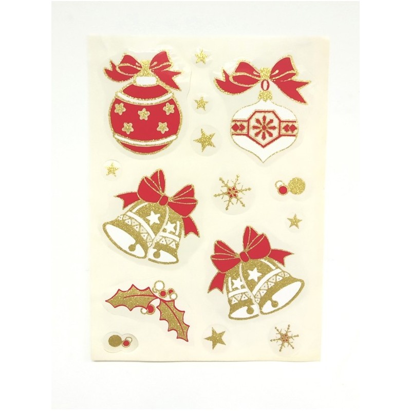 ADHESIVO  NAVIDEÑO  PARA  CRISTAL
