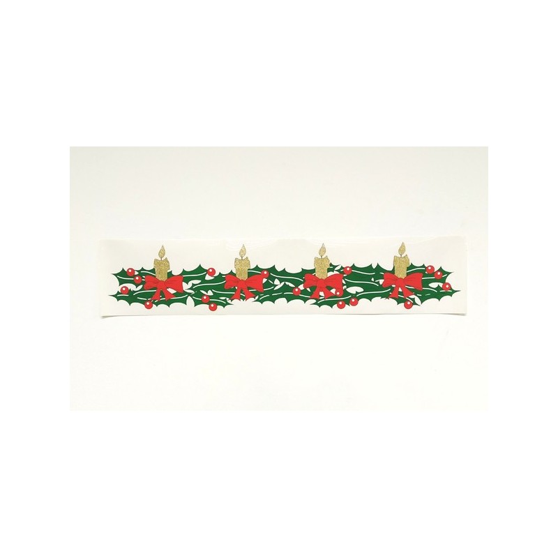 PVC  ELECTROSTÁTICO  NAVIDEÑO  PARA  CRISTAL