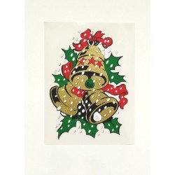 PVC  ELECTROSTÁTICO  NAVIDEÑO  PARA  CRISTAL
