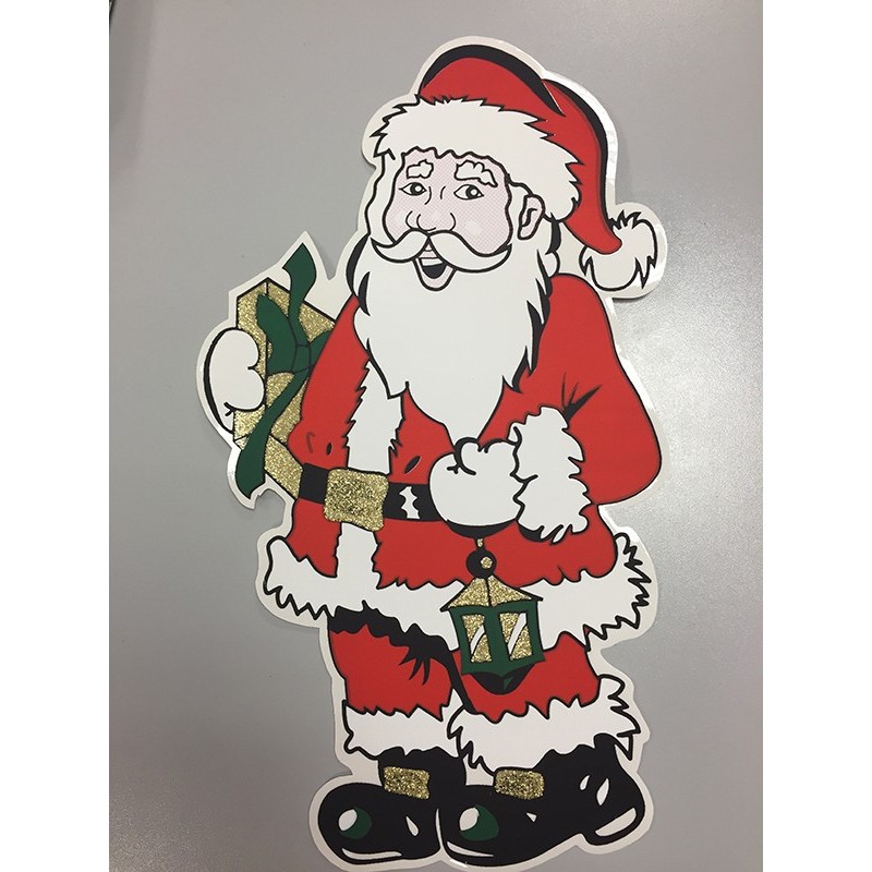 PAPA  NOEL  PVC  ELECTROSTATICO