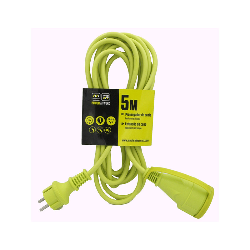 PROLONGADOR 5 METROS IP44 VERDE PROXT