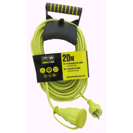 PROLONGADOR 20 METROS IP44 VERDE PROXT