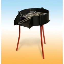 Barbacoa  carbón  multiusos