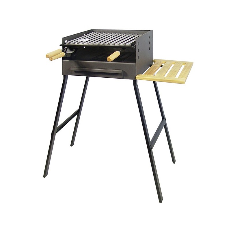 BARBACOA  CON  PARRILLA  INOX.