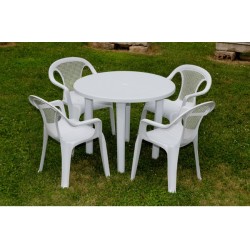 MESA  DE  JARDÍN  REDONDA