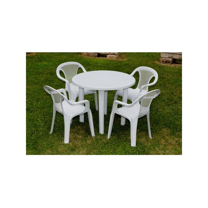 MESA  DE  JARDÍN  REDONDA