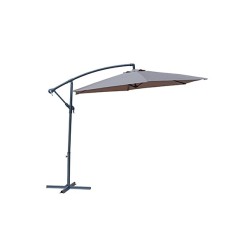 PARASOL  LATERAL  REDONDO  TAUPé  3  M