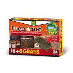 16  PASTILLAS  DE  AUTOENCENDIDO  ECOLÓGICAS  +  8  GRATIS