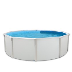 PISCINA  CIRCULAR  CON  COLUMNAS