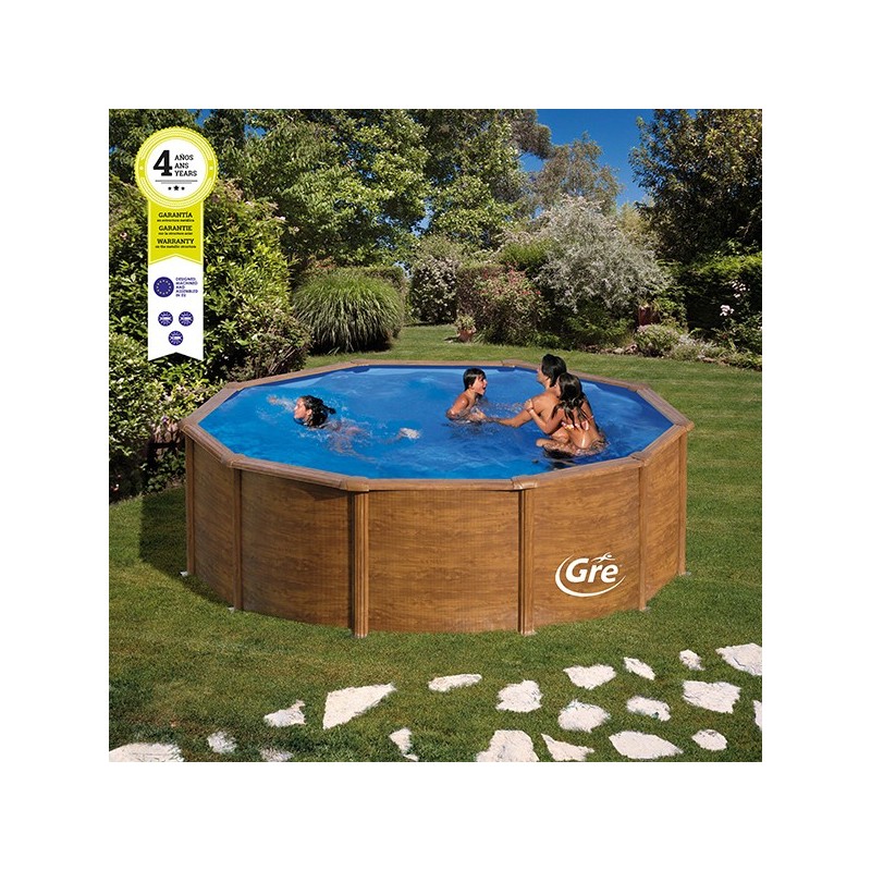 PISCINA  REDONDA  MADERA