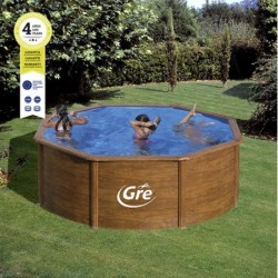 PISCINA  REDONDA  MADERA