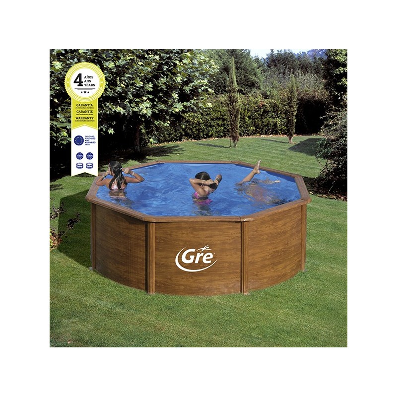 PISCINA  REDONDA  MADERA