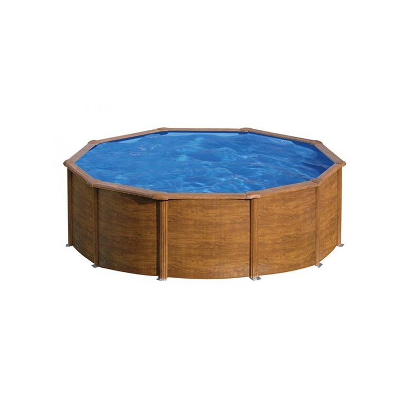 PISCINA  REDONDA  MADERA