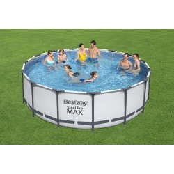 PISCINA  C/DEP  CUB  ESC  16015L  BESTWAY  457X122  CM