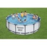 PISCINA  C/DEP  CUB  ESC  16015L  BESTWAY  457X122  CM