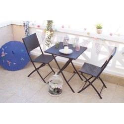 CONJUNTO  MESA  +  2  SILLAS  PLEGABLES  MOOREA