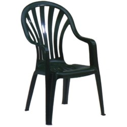 SILLA  MONOBLOC  RESPALDO  ALTO  GARDEN  LIFE