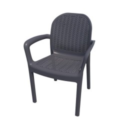 sillón  imitación  ratán