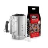 CHIMENEA  DE  ENCENDIDO  +  2  kg  BRIQUETAS  +  3  PASTILLAS  DE  ENCE