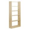 ESTANTERIA LIBRERIA GALA 6 BALDAS PINO MACIZO