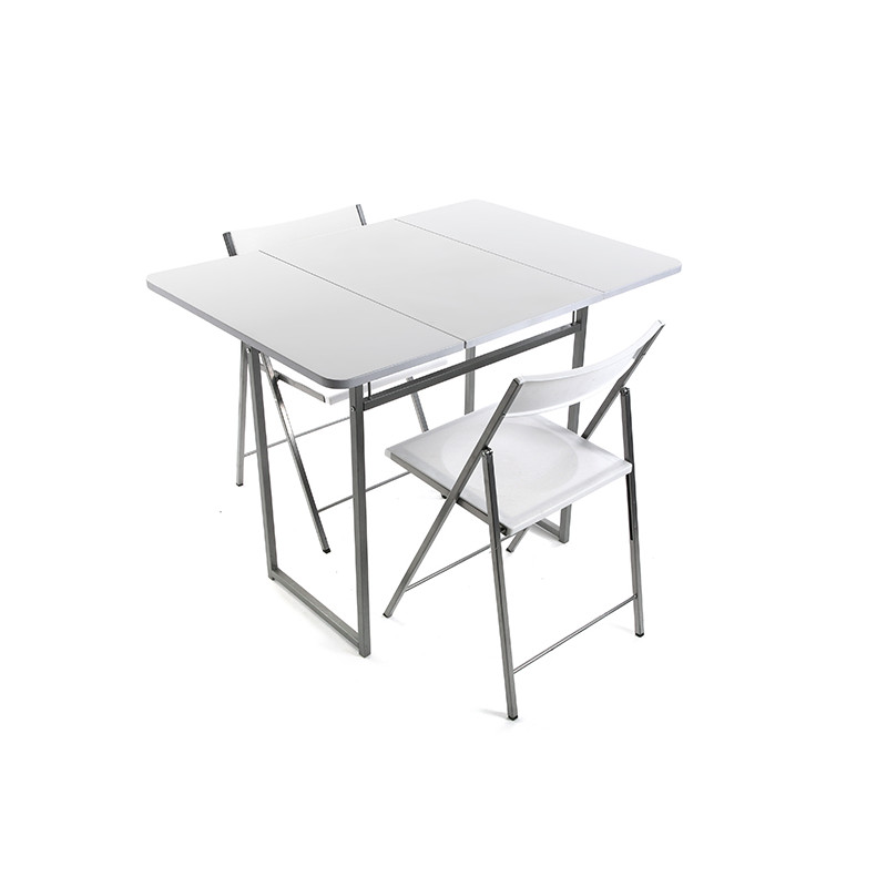 MESA PLEGABLE + 2 SILLAS ANDREA