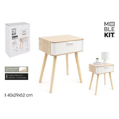 MESA AUXILIAR NOCHE MADERA