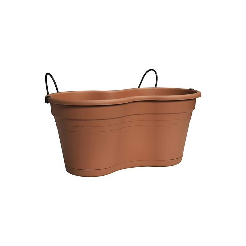 Maceta  redonda  con  soportes