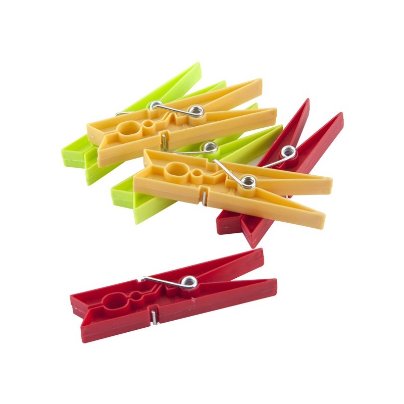PINZA  ROPA  PLASTICO  24  U
