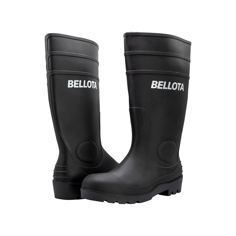 BOTA AGUA PVC PUNT+PLANT S5 NEGRO