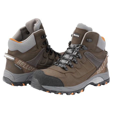 BOTA PIEL MARRON S3+PUN