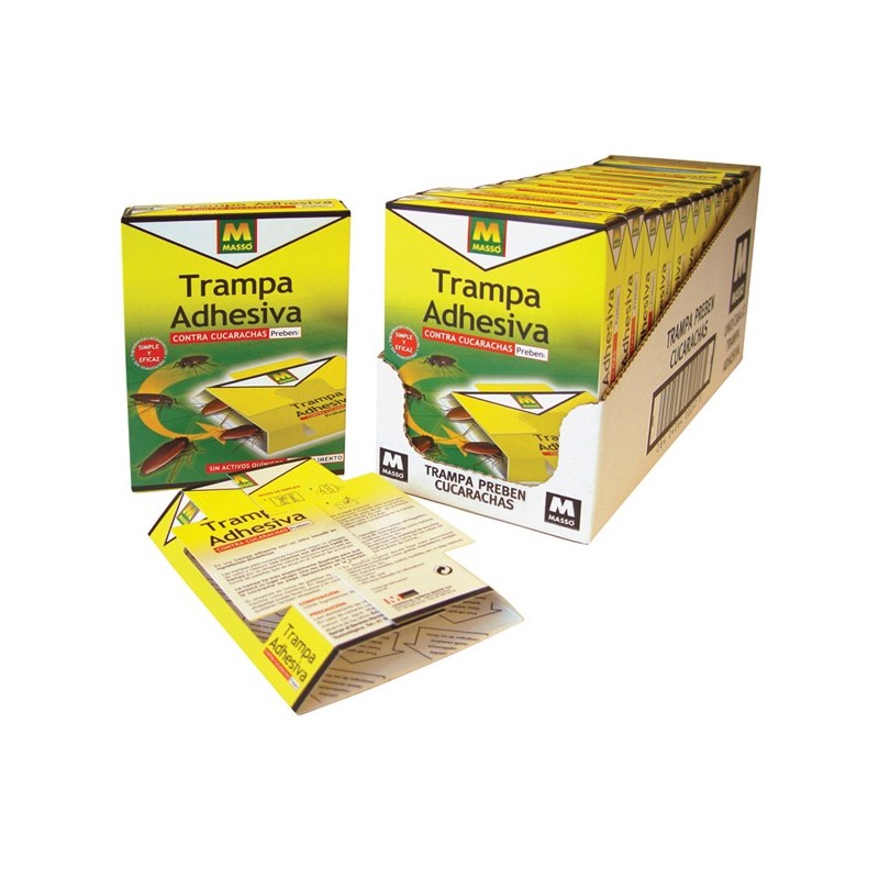 TRAMPA  ADHESIVA  CUCARACHAS